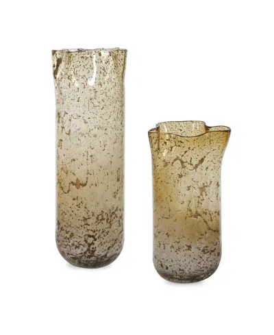 Uttermost Rhine Vases, Set Of 2 In Brown
