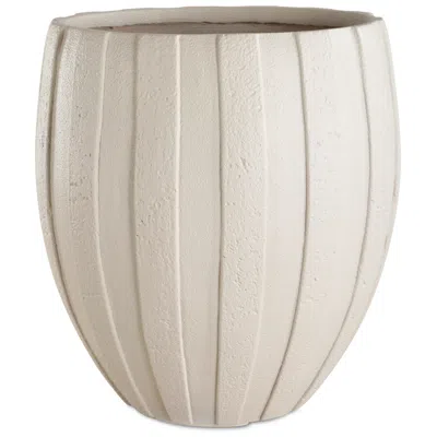 Uttermost Ridgehaven 17 7/8" High Natural Indoor-outdoor Planter In Neutral