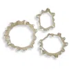 Uttermost Ripple Effect Warm Silver 3-piece Wall Decor