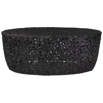 Uttermost Rivington 40" W Black Aluminum Outdoor Coffee Table