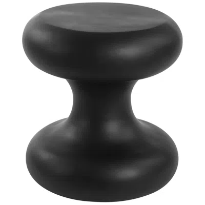 Uttermost Robles 18" H X 16" W Matte Black Indoor-outdoor Accent Table