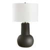 Uttermost Robson Rustic Bronze Table Lamp In Black