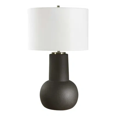 Uttermost Robson Rustic Bronze Table Lamp In Black