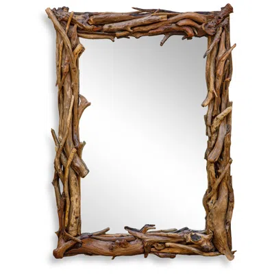 Uttermost Rooted Reflection 32 1/2" X 44 In Brown