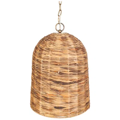 Uttermost Rotorua 13.75" Wide 1 Lt Natural Sea Grass Pendant