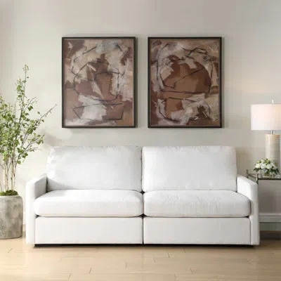 Uttermost Rush & Dash Framed Prints Set/2 In Brown