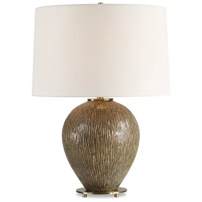 Uttermost Rya 23 3/4" Rich Brown Ceramic Table Lamp