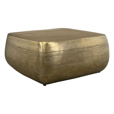 Uttermost Saguaro Indoor-outdoor Coffee Table In Brass