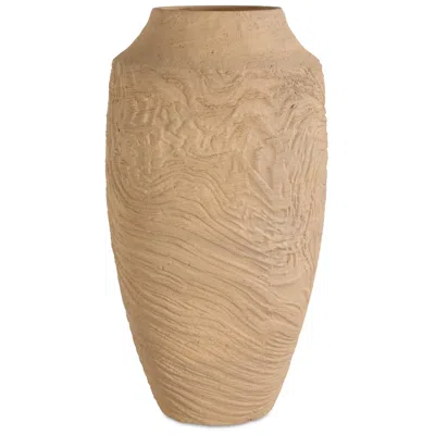 Uttermost Sandstone Flow Large Terracotta Vase