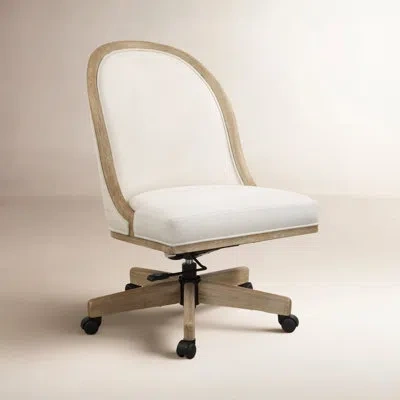 Uttermost Savannah Office Chair In White