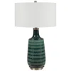 Uttermost Scouts 30 1/2" Deep Teal Glaze Modern Ceramic Table Lamp