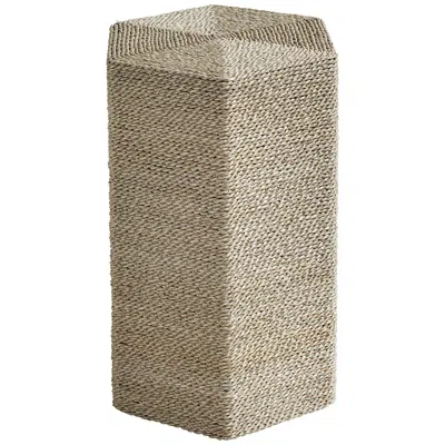 Uttermost Sea Braid 13" Wide Natural Seagrass Hexagonal Accent Table