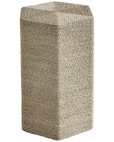 Uttermost Sea Braid Accent Table In Gray