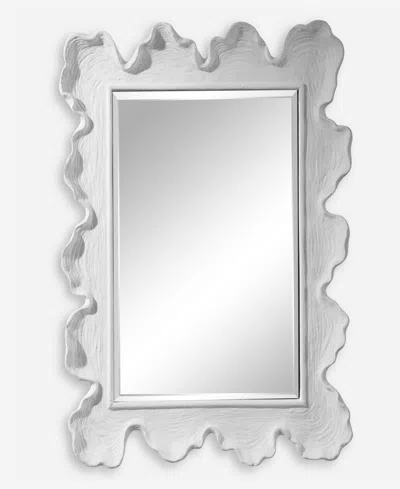 Uttermost Sea Coral Mirror In White