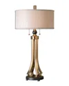 Uttermost Selvino Brushed Brass Table Lamp In Gold