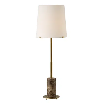 Uttermost Sepia 36" Brown Marble Buffet Lamp