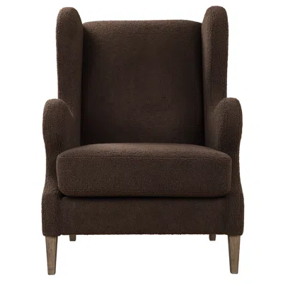 Uttermost Serpentine Rich Chocolate Accent Chair In Brown
