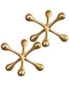 Uttermost Set Of 2 Harlan Objects In Gold