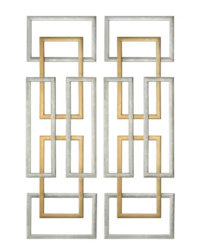 UTTERMOST SET OF 2 UTTERMOST AERIN GEOMETRIC WALL ART