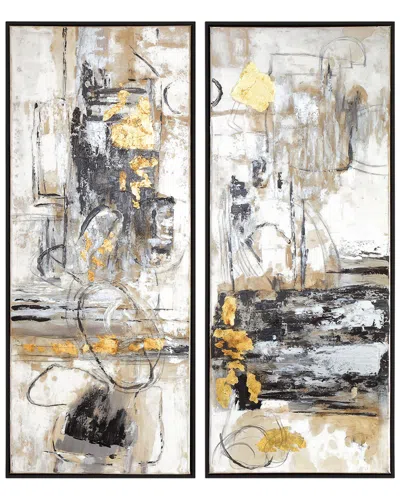 UTTERMOST SET OF 2 UTTERMOST LIFE SCENES ABSTRACT ART