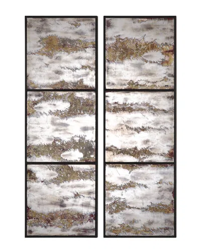 UTTERMOST SET OF 2 UTTERMOST RAHILA ANTIQUED MIRROR