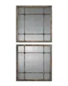 Uttermost Saragano Square Mirrors In Multi