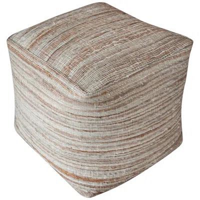 Uttermost Shiro Beige Hemp Pouf Ottoman