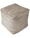 Uttermost Shiro Beige Pouf