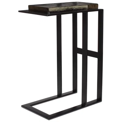Uttermost Soma 25 1/2" High Black Accent Table