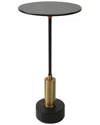 Uttermost Spector Modern Accent Table In Black