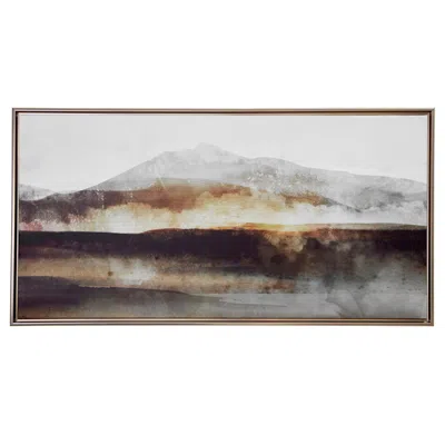 Uttermost Splash Of Land 50" Wide Framed Canvas Wall Art