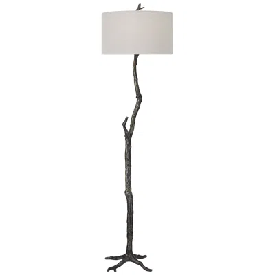 Uttermost Spruce Rustic Black Tree Branch Floor Lamp
