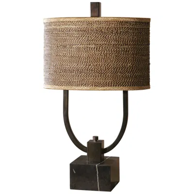 Uttermost Stabina Rustic Bronze Table Lamp