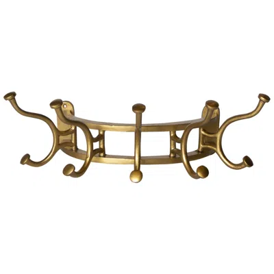 Uttermost Starling 25" Wide Antique Brass Metal Wall-mount Coat Rack
