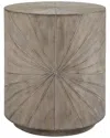 Uttermost Starshine Wooden Side Table In Gray