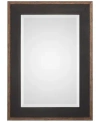 Uttermost Staveley Rustic Black-framed Mirror