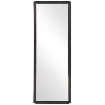 Uttermost Stenton Black 76" Tall Mirror