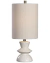 Uttermost Stevens Bleached Wood Buffet Lamp In Neutral