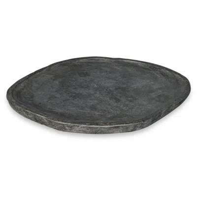 Uttermost Stoneveil 20" Wide River Stone Indoor-outdoor Tray