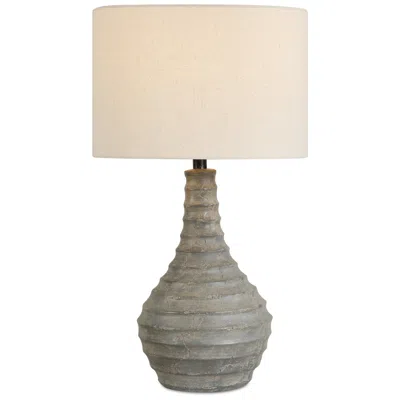 Uttermost Stratum 26 1/2" Concrete Gray Outdoor Table Lamp