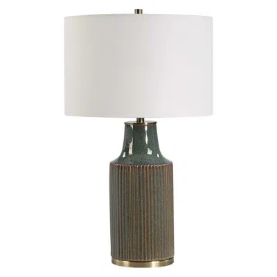 Uttermost Table Lamp In Green