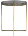 Uttermost Taja Round Accent Table In Gold