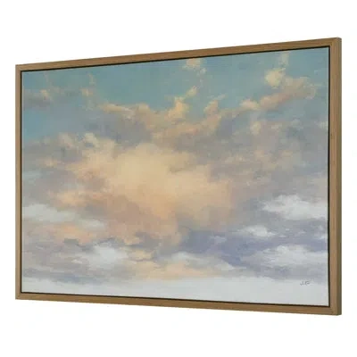 Uttermost Take Me Higher Framed Sky Art In Blue;brown;white;yellow;pink;orange;purp