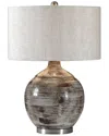 Uttermost Tamula Distressed Table Lamp In Brown