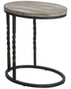 Uttermost Tauret Cantilever Accent Table In Black