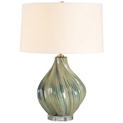 Uttermost Tausha 25 1/2" Muted Green Ceramic Table Lamp