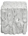 Uttermost Teak Root Bunching Cube In Gray