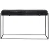 Uttermost Telone 55" Wide Dark Oxidized Black Console Table