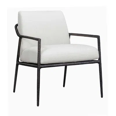 Uttermost Thayer Outdoor Upholstered Lounge Chair In Bronze