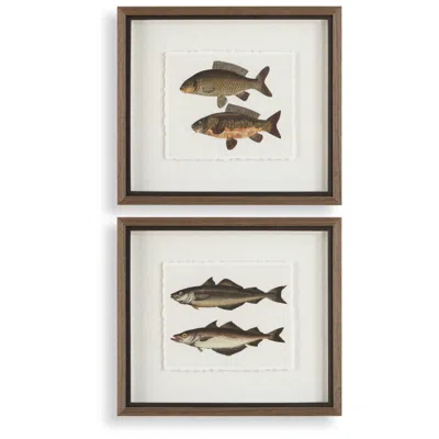Uttermost The Catch 20 1/2" Wide 2-piece Framed Prints